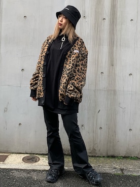 「L.H.P（エルエイチピー）のアイテム（帽子）」を使った、𝘺𝘶𝘮𝘢 𝘢𝘳𝘢𝘬𝘪さん（レディース・154cm）の秋コーディネート