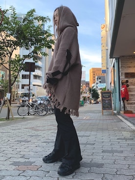 「L.H.P（エルエイチピー）のアイテム（ニット/セーター）」を使った、𝘺𝘶𝘮𝘢 𝘢𝘳𝘢𝘬𝘪さん（レディース・154cm）の秋コーディネート