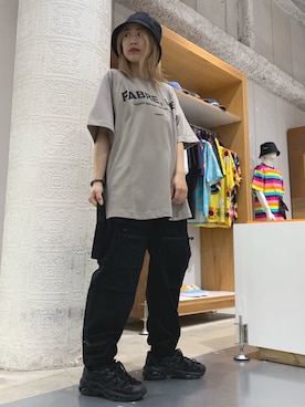 「L.H.P（エルエイチピー）のアイテム（帽子）」を使った、𝘺𝘶𝘮𝘢 𝘢𝘳𝘢𝘬𝘪さん（レディース・155cm）の夏コーディネート