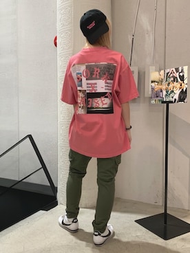 「平成最後のWEARISTAセンバツ」｜「アイテム（帽子）」を使った、𝘺𝘶𝘮𝘢 𝘢𝘳𝘢𝘬𝘪さん（レディース・154cm）の春コーディネート