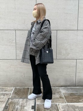 「L.H.P Private Brand（エルエイチピープライベートブランド）のアイテム」を使った、𝘺𝘶𝘮𝘢 𝘢𝘳𝘢𝘬𝘪さん（レディース・154cm）の秋コーディネート
