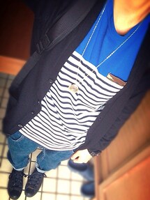 bene post | ボーダーカットソー(Tシャツ/カットソー)