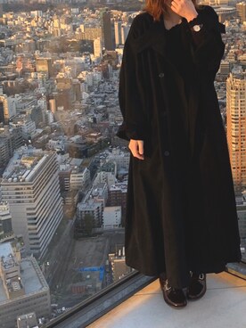 「PUBLUX（パブリュクス）のアイテム（トレンチコート）」を使った、あおさん（レディース・157cm）の春コーディネート