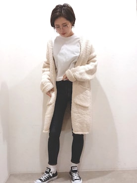 「ショートヘア」｜ごとみさん（レディース・164cm）の冬コーディネート