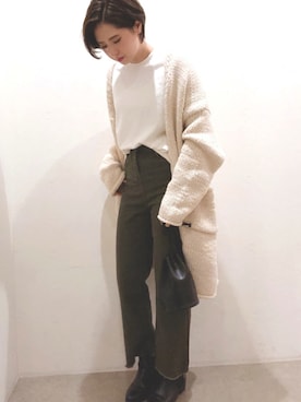 「ショートヘア」｜ごとみさん（レディース・164cm）の冬コーディネート