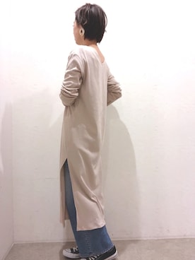 「ショートヘア」｜ごとみさん（レディース・164cm）の冬コーディネート