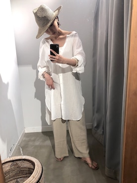 「ショートヘア」｜ごとみさん（レディース・165cm）の夏コーディネート