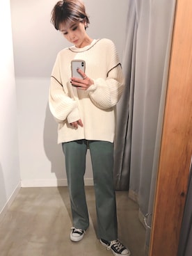 「ショートヘア」｜ごとみさん（レディース・165cm）の冬コーディネート