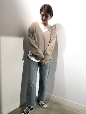 「ショートヘア」｜ごとみさん（レディース・165cm）の冬コーディネート