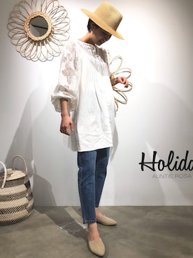 「ショートヘア」｜ごとみさん（レディース・165cm）の春コーディネート