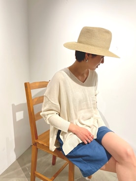「AIC.（エーアイシー）のアイテム」を使った、ごとみさん（レディース・165cm）の春コーディネート