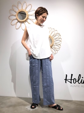 「ショートヘア」｜ごとみさん（レディース・165cm）の春コーディネート