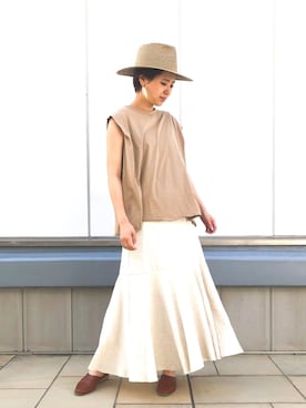 「ショートヘア」｜ごとみさん（レディース・165cm）の春コーディネート