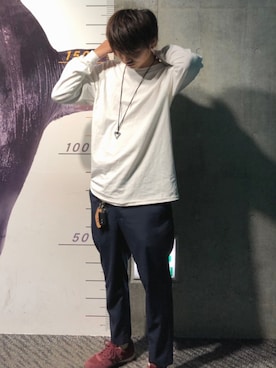 「CUNE（キューン）のアイテム（財布/小物）」を使った、わらびさん（メンズ・177cm）の春コーディネート