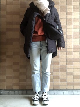 モスマンさん（レディース・150cm）の冬コーディネート