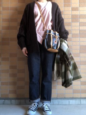 モスマンさん（レディース・150cm）の冬コーディネート