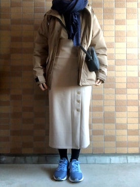 モスマンさん（レディース・150cm）の冬コーディネート