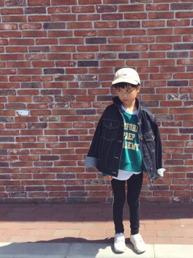 yumm.さん（キッズ・120cm）の春コーディネート