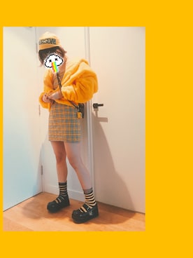 「ALBERTA FERRETTI（アルベルタフェレッティ）のアイテム（帽子）」を使った、ARS三海さん（レディース・165cm）の秋コーディネート