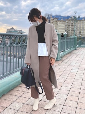 Mさん（レディース・153cm）の冬コーディネート