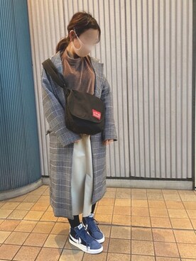 「ナイキSB」｜Mさん（レディース・153cm）の冬コーディネート