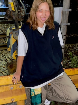 「DOCKERS（ドッカーズ）のアイテム」を使った、mihiroさん（レディース・154cm）の夏コーディネート