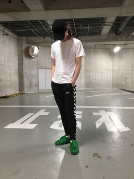 「BASECONTROL（ベースコントロール）のアイテム（帽子）」を使った、★teruさん（メンズ・178cm）の春コーディネート