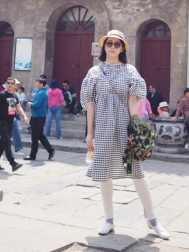 「BERRETTA（ベルレッタ）のアイテム」を使った、baxyさん（レディース・170cm）の春コーディネート