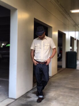 「Hard rock cafe」｜Terryさん（メンズ）の夏コーディネート
