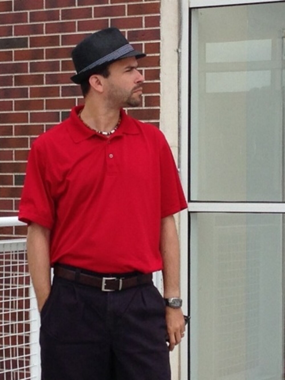 「CHEROKEE、Hard rock cafe、hat、PGA Championship、shorts、top」｜Terryさん（メンズ・175cm）の夏コーディネートの1枚目の写真