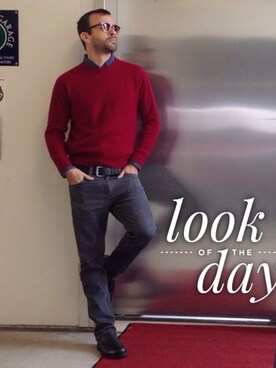 「J.CREW」｜Terryさん（メンズ・175cm・30代）の冬コーディネート