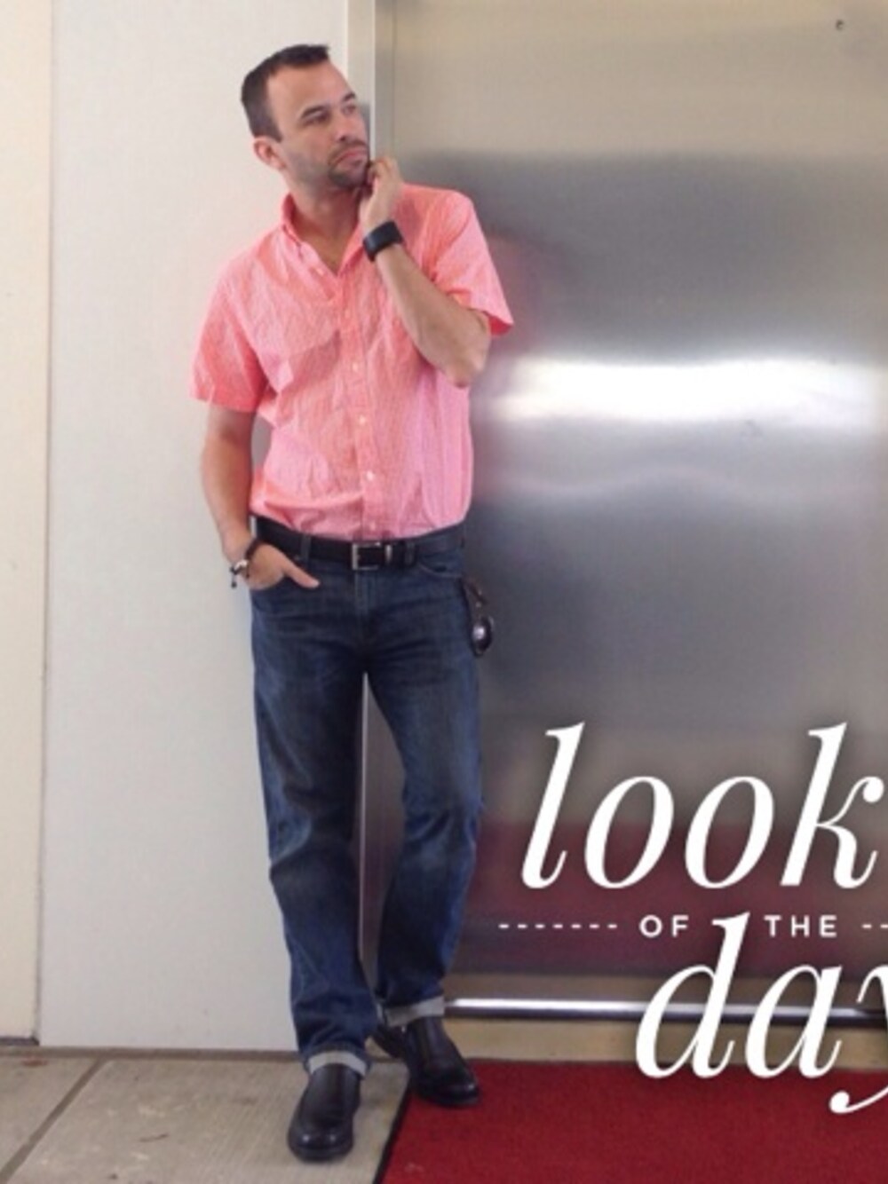 「COACH、Diesel、gingham、J.CREW、jeans、Levi's、loafers、top、watch」｜Terryさん（メンズ・175cm）の春コーディネートの1枚目の写真