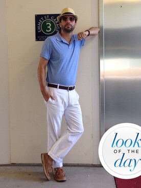 「J.CREW」｜Terryさん（メンズ・175cm・30代）の夏コーディネート