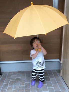 「FABHUG （ファブハグ）のアイテム」を使った、そうすけさん（キッズ・50cm）の夏コーディネート