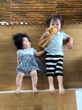 「60cm」｜「アイテム（パンツ）」を使った、そうすけさん（キッズ・50cm）の夏コーディネート