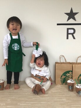 「90cm」｜「アイテム（オールインワン・サロペット）」を使った、そうすけさん（キッズ・50cm）の冬コーディネート