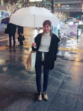 SHiEppiさん（レディース・153cm）の冬コーディネート