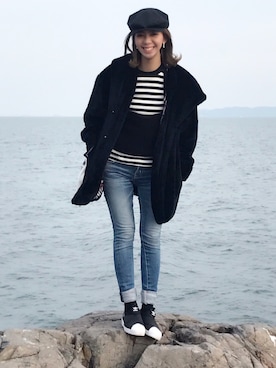 SHiEppiさん（レディース・153cm）の冬コーディネート