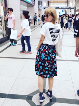 「RESTIR（リステア）のアイテム」を使った、SHiEppiさん（レディース・153cm）の夏コーディネート