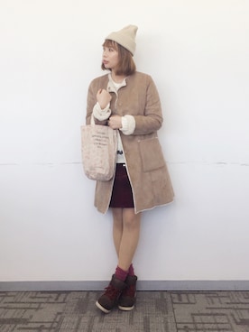 marrysoupさん（レディース・155cm）の冬コーディネート