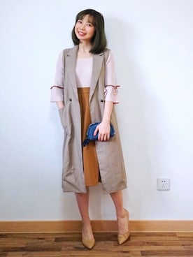 「SNIDEL（スナイデル）のアイテム（財布/小物）」を使った、marrysoupさん（レディース・155cm）の春コーディネート