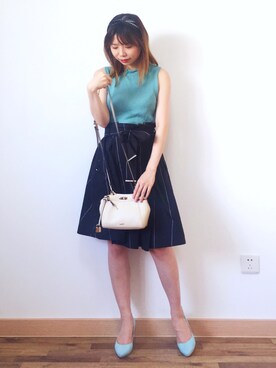 「DRWCYS（ドロシーズ）のアイテム（シューズ）」を使った、marrysoupさん（レディース・155cm）の夏コーディネート