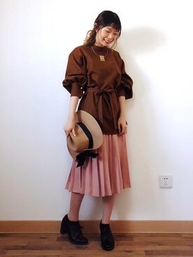 marrysoupさん（レディース・155cm）の秋コーディネート