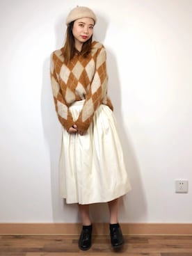 「LOSICARIE（ロシカリエ）のアイテム」を使った、marrysoupさん（レディース・155cm）の冬コーディネート