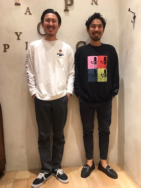 「羊のｼｮｰﾝ」｜ciaokawaさん（メンズ・173cm）の秋コーディネート