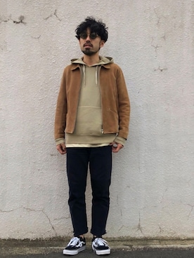 「BEAUTY&YOUTH UNITED ARROWS」｜「アイテム（その他アウター）」を使った、ciaokawaさん（メンズ・173cm）の冬コーディネート