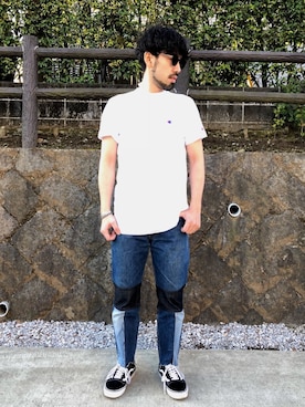 「NOMA t.d.（ノーマティーディー）のアイテム（パンツ）」を使った、ciaokawaさん（メンズ・173cm）の春コーディネート