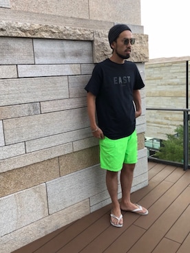 「サーフショーツ」｜ciaokawaさん（メンズ・173cm）の夏コーディネート