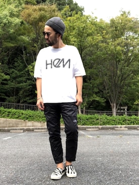 「HeM（ヘム）のアイテム」を使った、ciaokawaさん（メンズ・173cm）の秋コーディネート