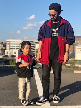 「CIAOPANIC TYPY（チャオパニックティピー）のアイテム（その他アウター）」を使った、ciaokawaさん（メンズ・173cm）の秋コーディネート